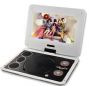 12.5 inch portable dvd player tft lcd screen with 2 batteries